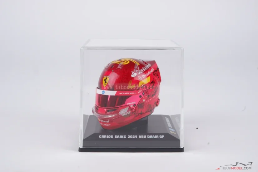 Carlos Sainz 2024 VC Abu Dhabi mini přilba, Ferrari, 1:5 Looksmart