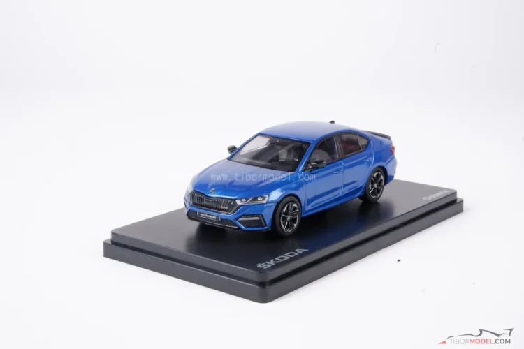 Skoda Octavia IV RS race blue, 1:43 Abrex