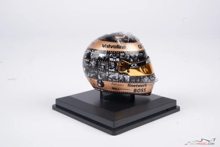 Fernando Alonso 2024 Mexico GP, Aston Martin helmet, 1:5 Spark