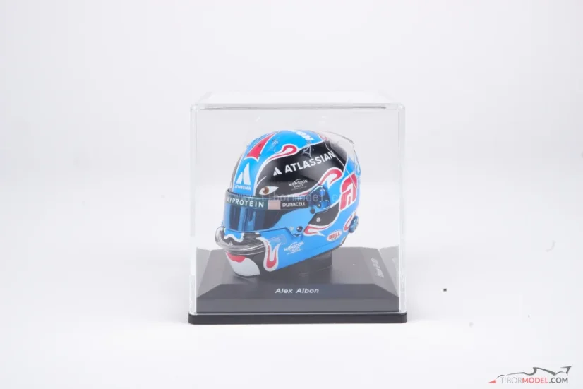 Alexander Albon 2025 VC Číny mini přilba, Williams, 1:5 Spark
