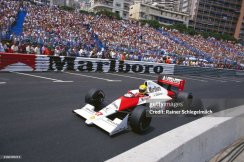 McLaren MP4/5B - Ayrton Senna (1990), Winner Monaco GP, with driver figure, 1:18 GP Replicas