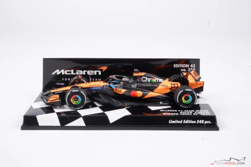 McLaren MCL39 - Oscar Piastri (2025), Víťaz VC Číny, 1:43 Minichamps
