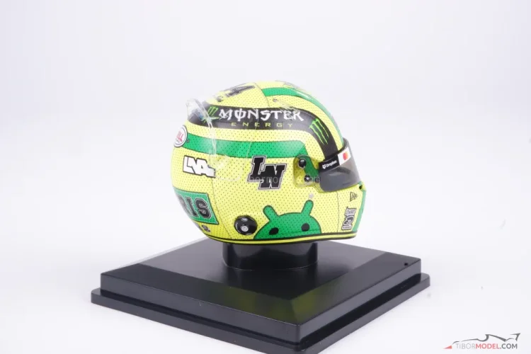 Lando Norris 2025 VC USA mini prilba, McLaren F1 Team, 1:5 Spark