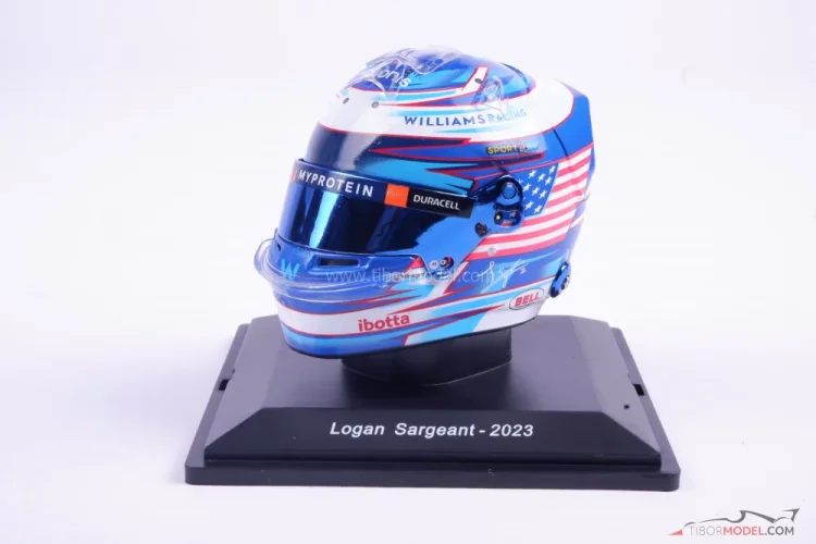 Logan Sargeant 2023, Williams helmet, 1:5 Spark