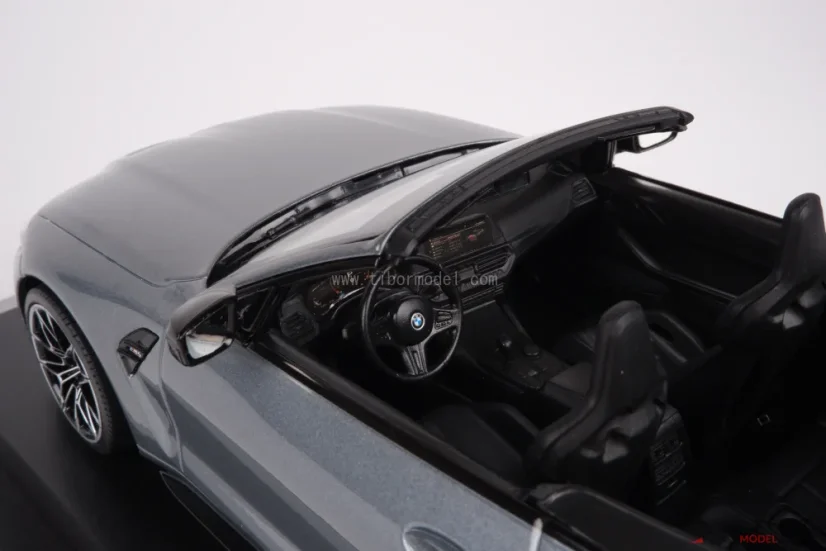BMW M4 Cabriolet (2021) grey, 1:18 Minichamps