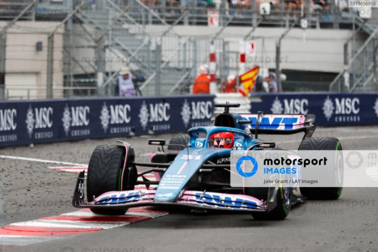 Alpine A523 - Esteban Ocon (2023), 3. helyezett Monacoi Nagydíj, 1:43 Minichamps