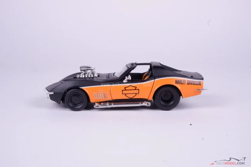 Chevrolet Corvette Stingray (1970) Harley Davidson, 1:24 Maisto