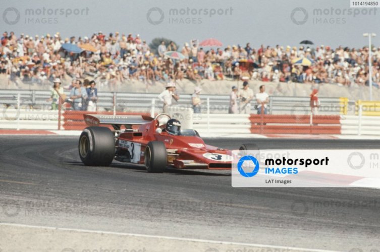 Ferrari 312B3 - Jacky Ickx (1973), 5th place French GP, without driver figure, 1:18 GP Replicas
