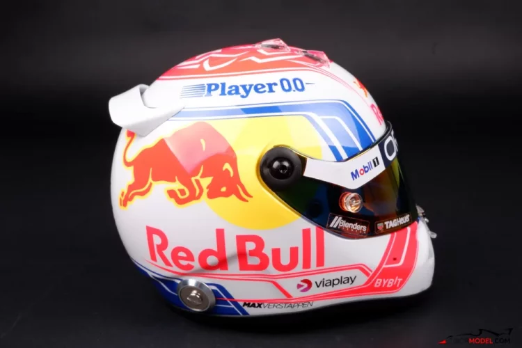Oracle Red Bull Racing Shop: 1:2 Max Verstappen Miami GP 2023 Mini Helmet