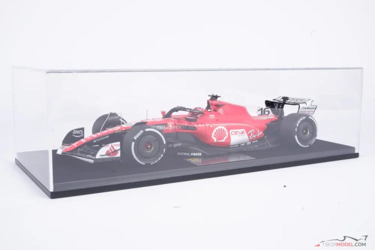 Model car Ferrari SF-23 Leclerc 2023, 1:18 Looksmart