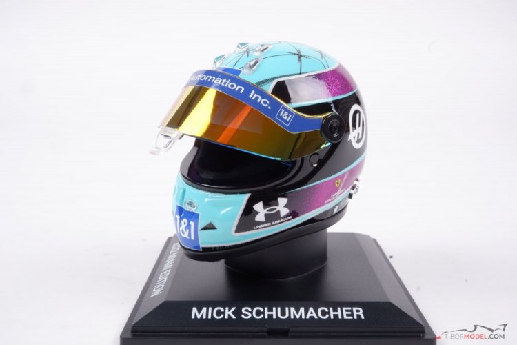 Mick Schumacher prilba, VC Miami 2022, 1:4 Schuberth