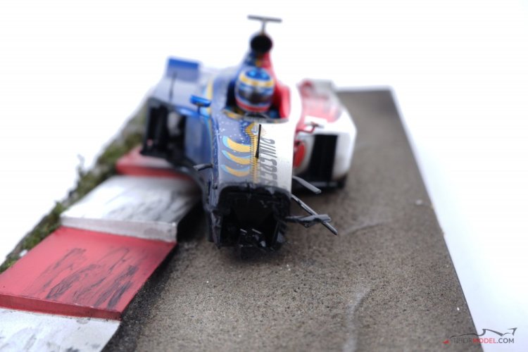 BAR 01 - R. Zonta 1999, nehoda Spa, 1:18