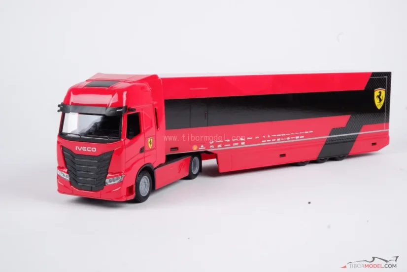 Iveco S-Way 570 - tímový kamión Scuderia Ferrari 2024, 1:43 Bburago