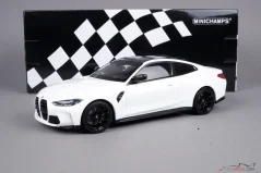 BMW M4 (2020) bílé, 1:18 Minichamps