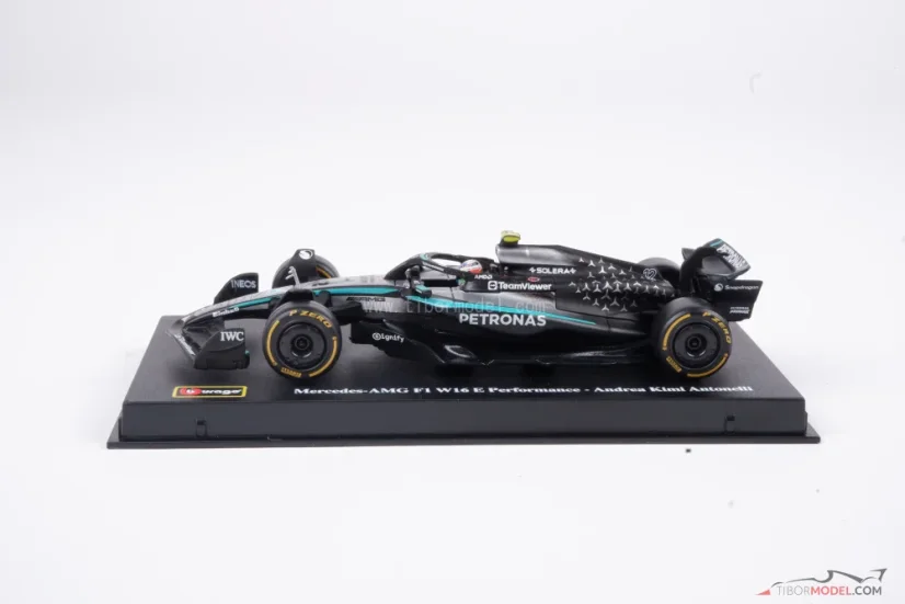 Mercedes W16 - Kimi Antonelli (2025), 1:43 BBurago Signature