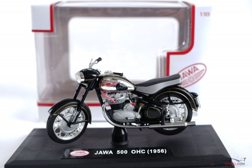 Jawa 500 OHC čierna (1956), 1:18 Abrex