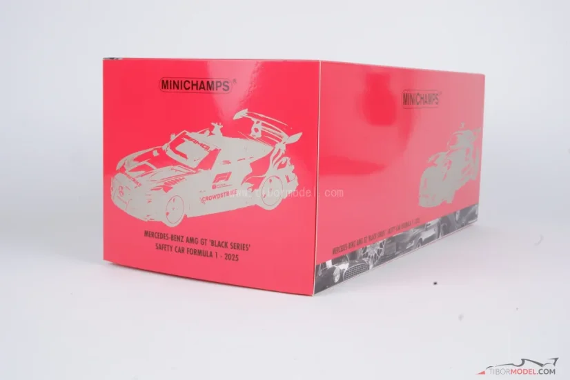 Safety Car Mercedes AMG GT (2025) červený, 1:18 Minichamps