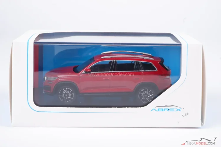 Skoda Kodiaq FL (2021) piros, 1:43 Abrex