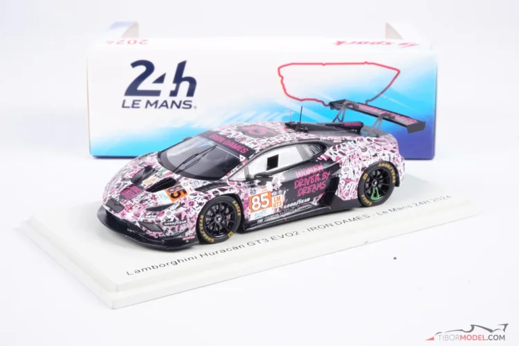 Model Lamborghini Iron Dames Le Mans 2024, 1:43 Spark | Tibormodel.com