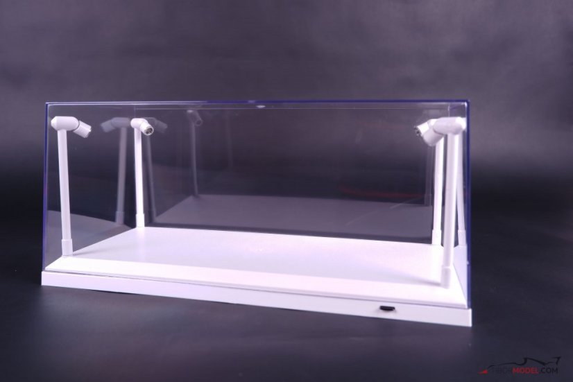 Showcase with LED lights for the 1:18 scale models