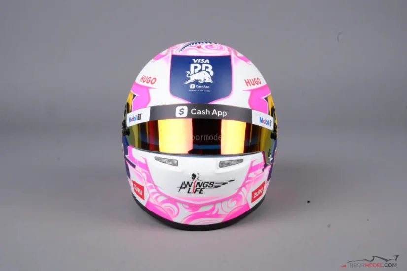 Liam Lawson 2025 Racing Bulls mini prilba, 1:2 Bell