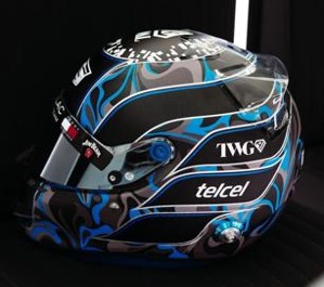 Valtteri Bottas 2026 mini helmet, Cadillac, 1:5 Spark Valtteri Bottas 2026 mini helmet, Cadillac, 1:5 Spark