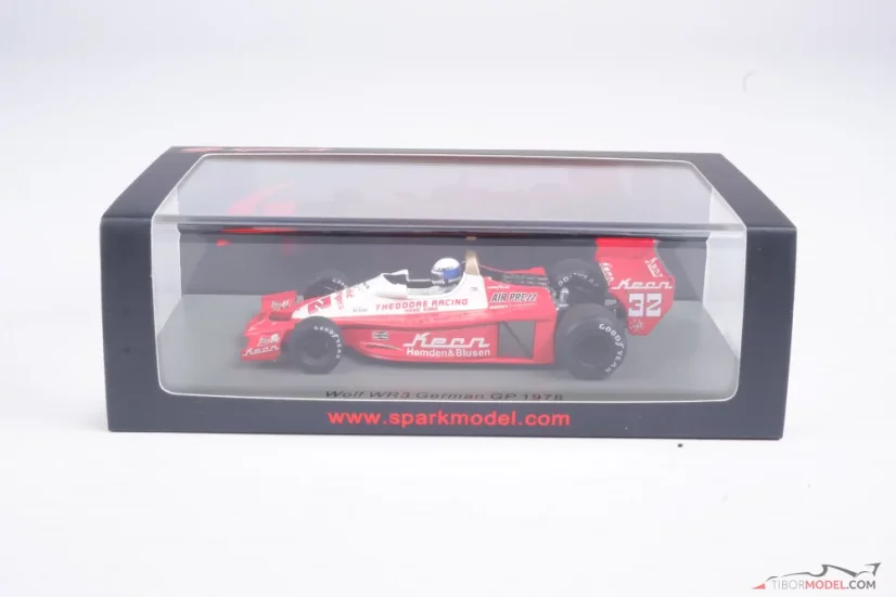 Wolf WR3 - Keke Rosberg (1978), VC Nemecka, 1:43 Spark
