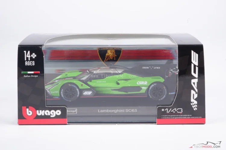 Lamborghini SC63 Hypercar č.63 (2023), 1:43 Bburago