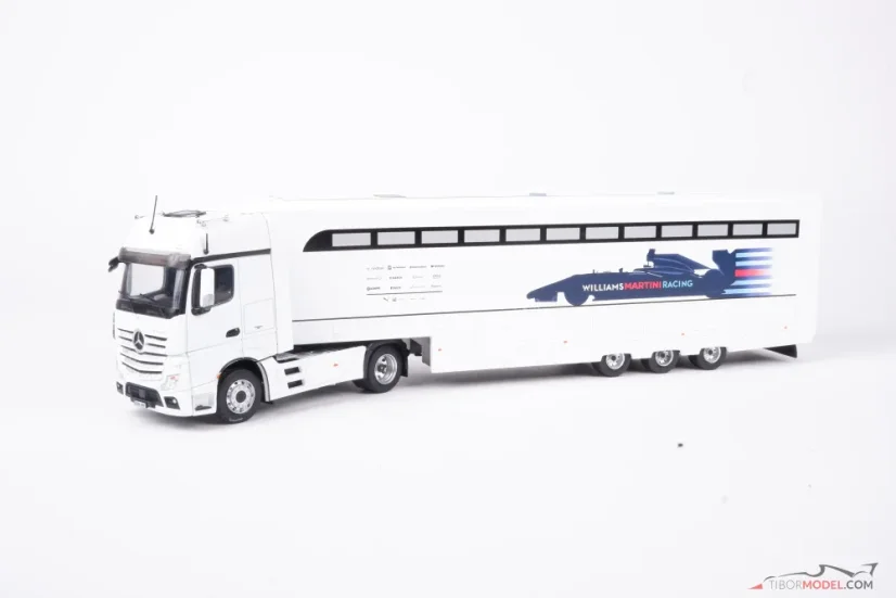 Mercedes Actros - týmový kamion Williams F1 tým 2016, 1:43 Altaya