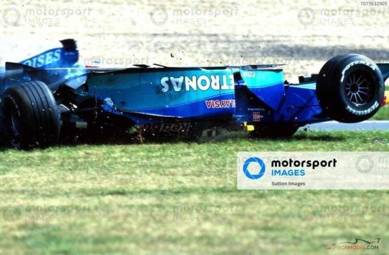 Sauber Petronas - P. Diniz 1999, nehoda Nürburgring, 1:18