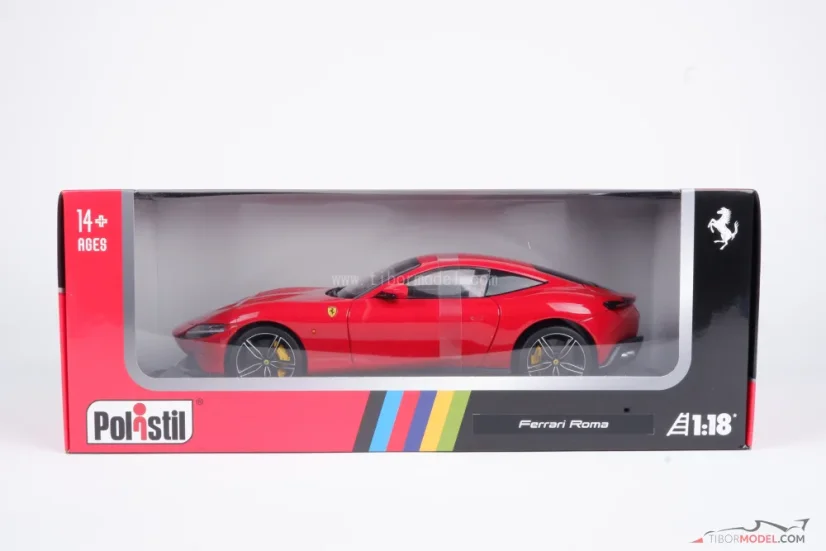Ferrari Roma (2019) červené rosso corsa, 1:18 Polistil
