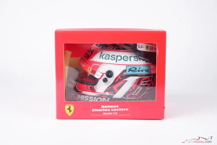 Charles Leclerc 2020, Ferrari prilba, 1:2 Bell