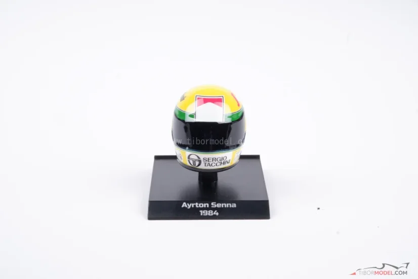 Ayrton Senna 1984 Toleman prilba, 1:10 Minichamps