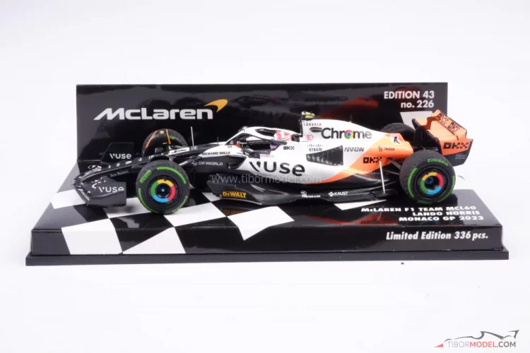 Model car McLaren MCL60 - Lando Norris 2023, Minichamps | Tibormodel.com