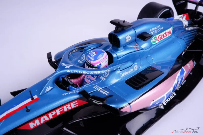 Alpine A522 - Fernando Alonso (2022), VC Monaka, 1:18 Solido