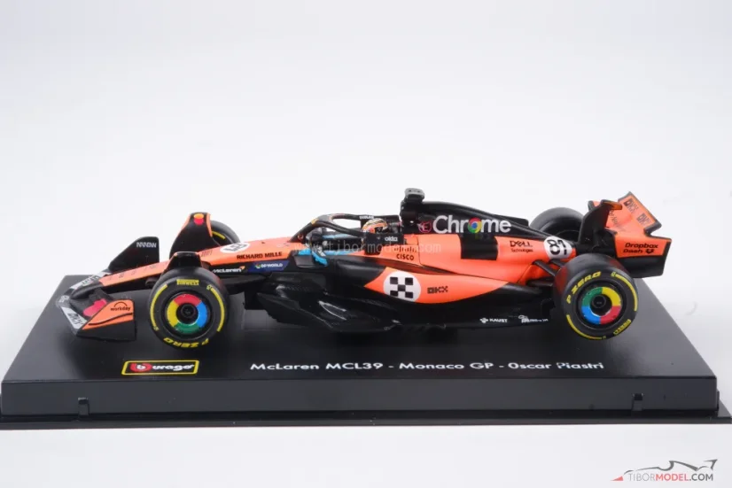 McLaren MCL39 - Oscar Piastri (2025), VC Monaka, 1:43 BBurago Signature