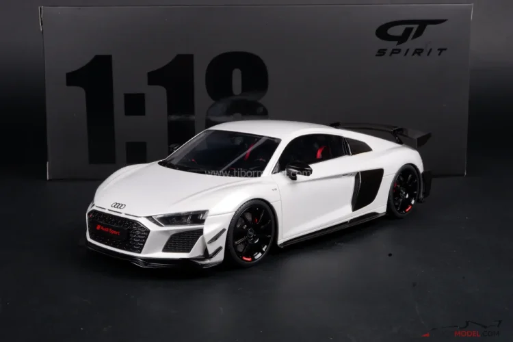 Audi R8 Coupe V10 GT (2023) sivé, 1:18 GT Spirit