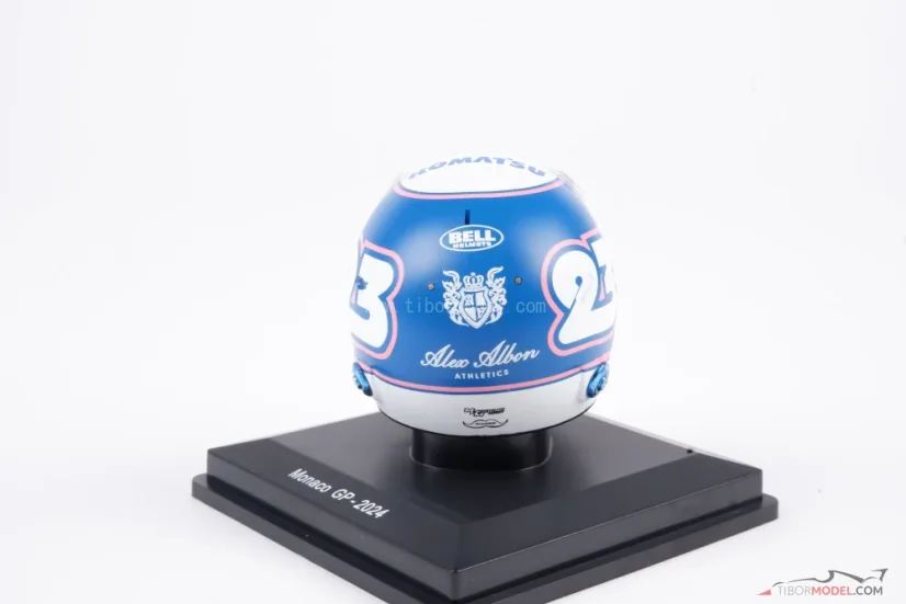 Alex Albon 2024 Monaco GP, Williams helmet, 1:5 Spark