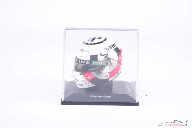 Esteban Ocon 2023, Belgian GP, Alpine helmet, 1:5 Spark