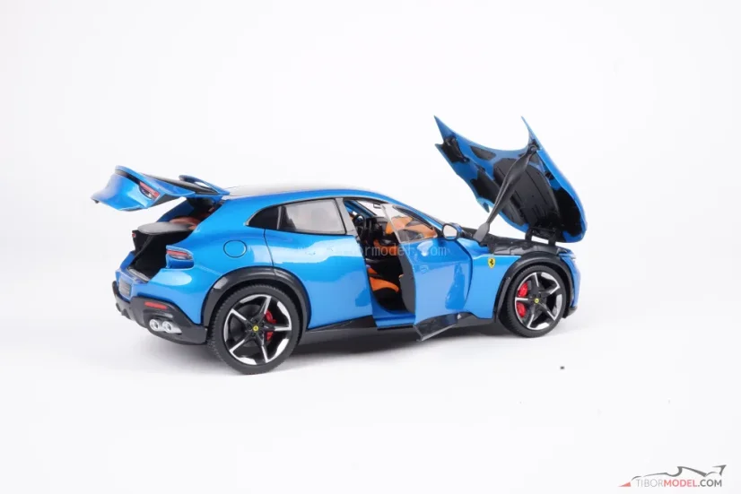 Ferrari Purosangue (2022) modré, 1:18 Polistil