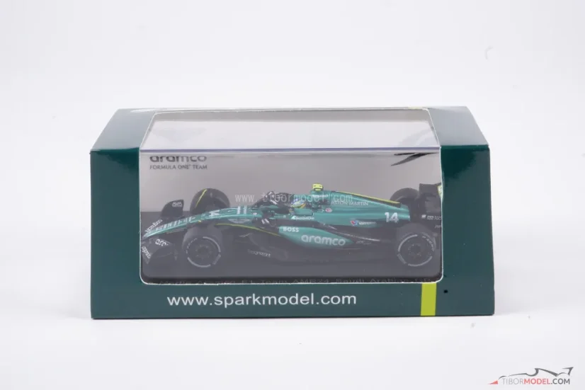Aston Martin AMR24 - Fernando Alonso (2024), 1:64 Spark