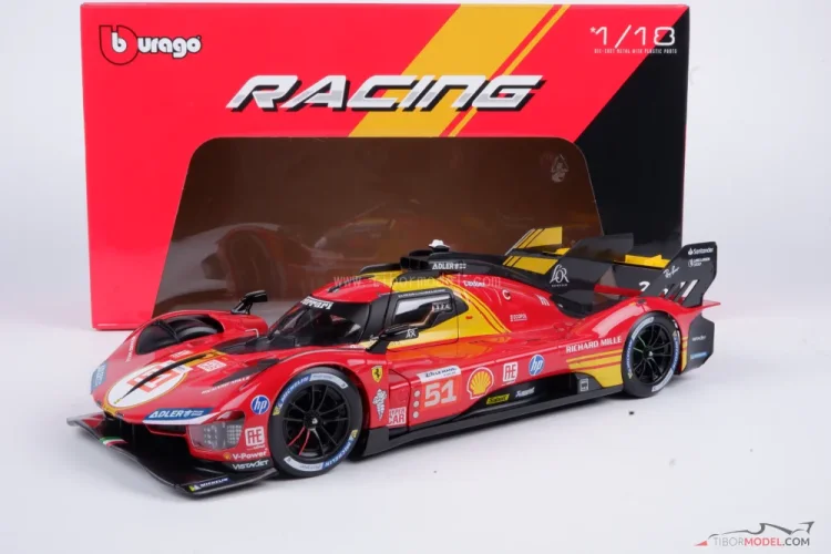 Ferrari 499P - #51, 24H Le Mans 2024, 1:18 Bburago