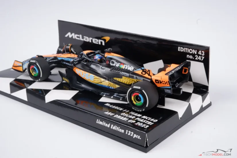 McLaren MCL60 - Oscar Piastri (2023), VC Abu Dhabi, 1:43 Minichamps