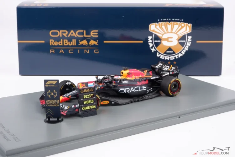 Red Bull RB19 - Max Verstappen (2023), Világbajnok, 2. helyezett Katari Sprint futam ,1:43 Spark