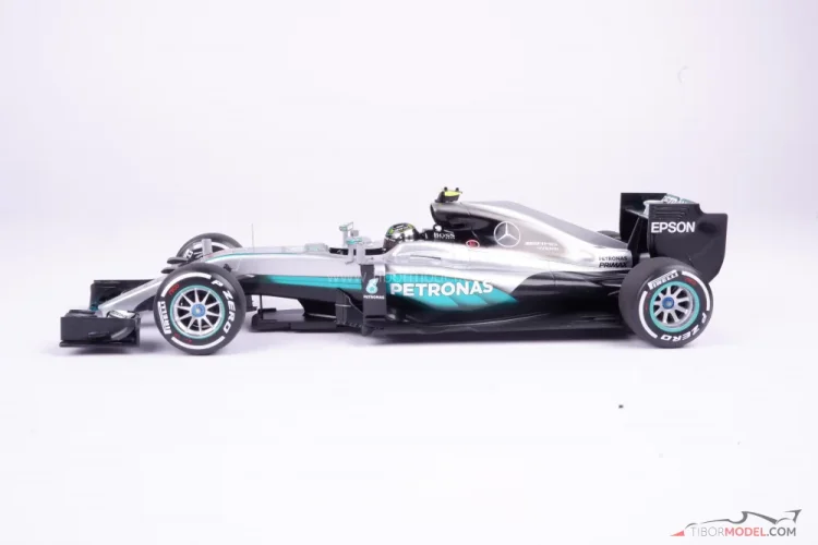 Model car Mercedes W07 Rosberg 2016, 1:18 Minichamps