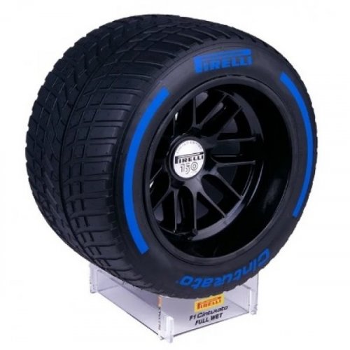Pirelli P Zero wind tunnel tyre 2022, full wet tyre, 1:2 scale