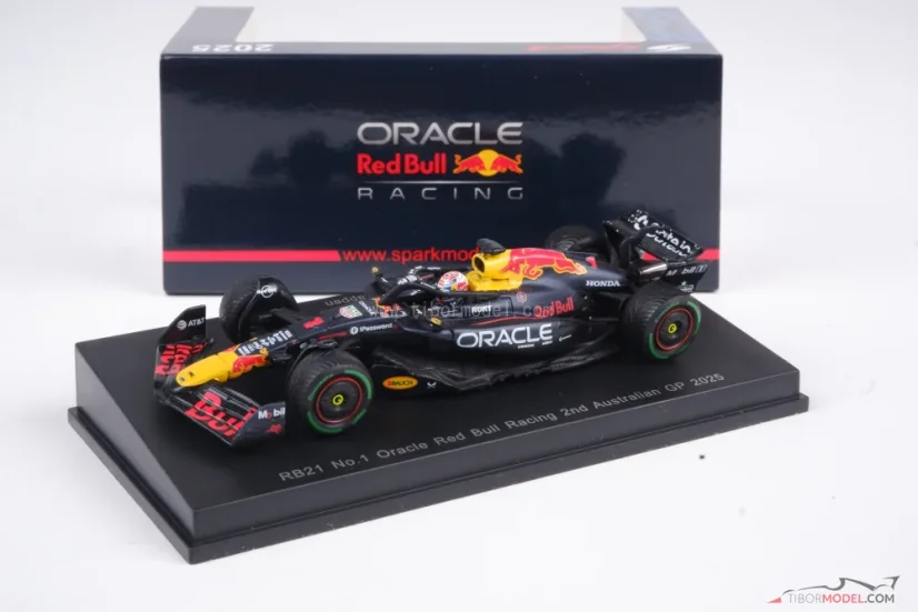 Red Bull RB21 - Max Verstappen (2025) VC Austrálie, 1:64 Spark