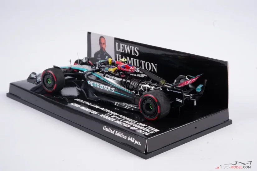 Model car Mercedes W15 Hamilton Winner Silverstone| Tibormodel.com