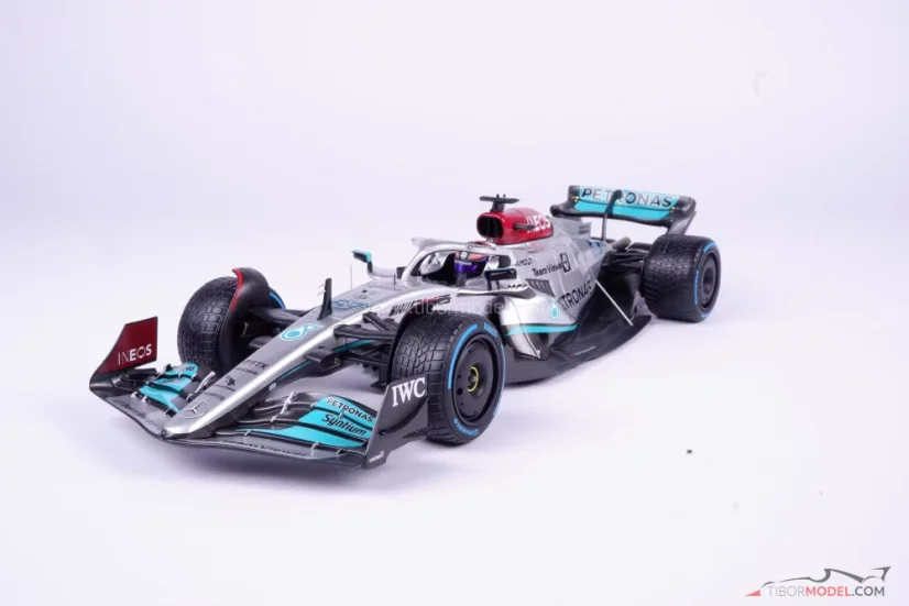 Mercedes W13 - George Russell (2022), Monaco GP, 1:18 Minichamps