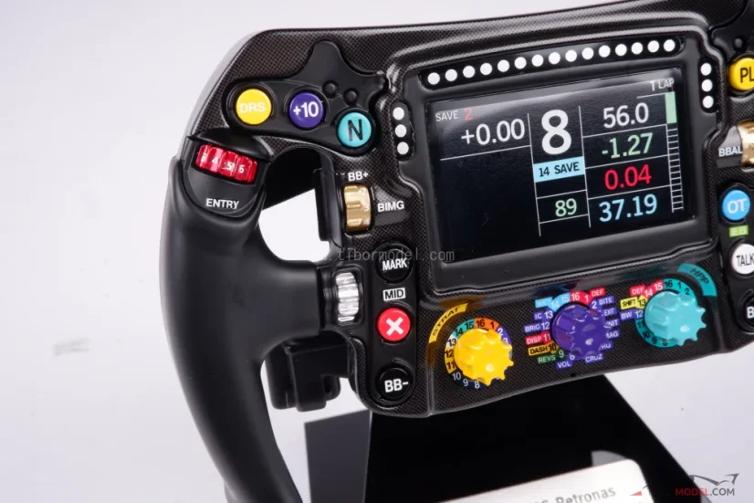 Mercedes W11 (2020) steering wheel, L. Hamilton, 1:2 Minichamps